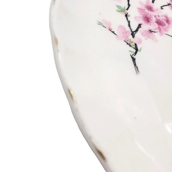 1948 Peach Blossom Dinner Plate W.S. George Serving Bolero Replacement Pink Flow - Picture 4 of 6